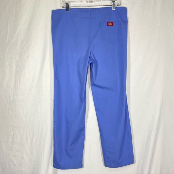 Dickies Medical Style 850106 Ceil Blue Unisex Scrub Drawstring Pants - Picture 3 of 6